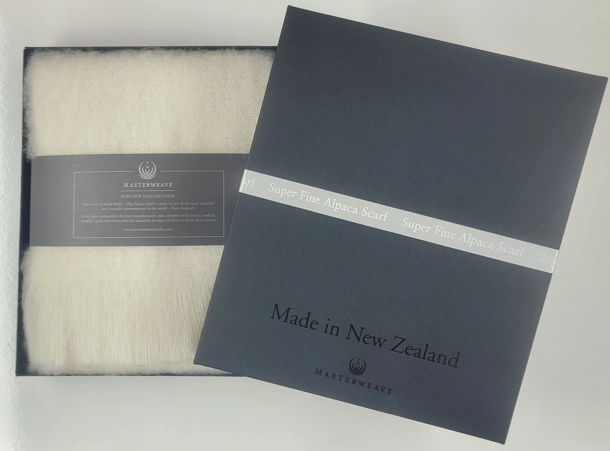 Merino Scarf - Pearl