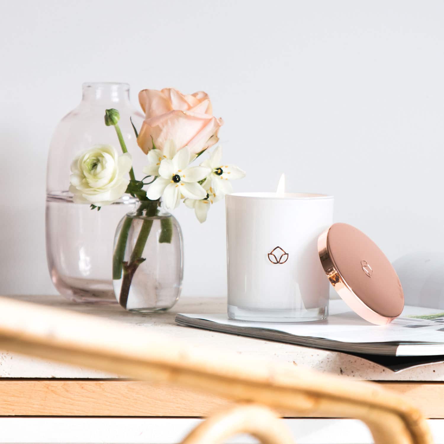 Handmade New Zealand soy candle with natural fig, woody amber and spice fragrance.