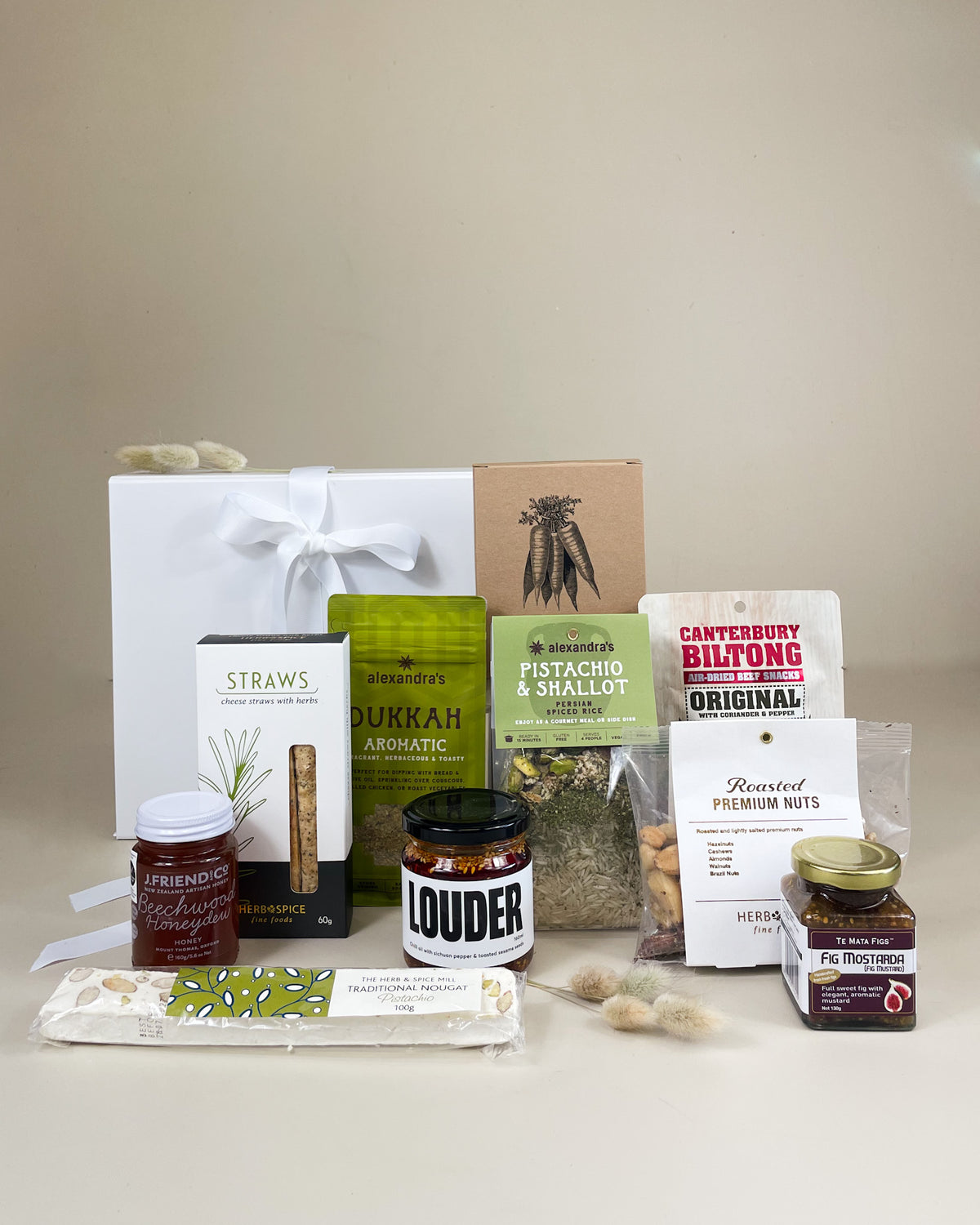 Deluxe Gourmet Gift Box filled with artisan NZ food and gourmet treats