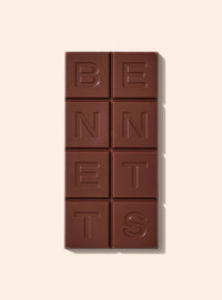 Bennetts of Mangawhai Hazelnut Chocolate Bar made with creamy New Zealand milk chocolate and crunchy chopped hazelnuts.