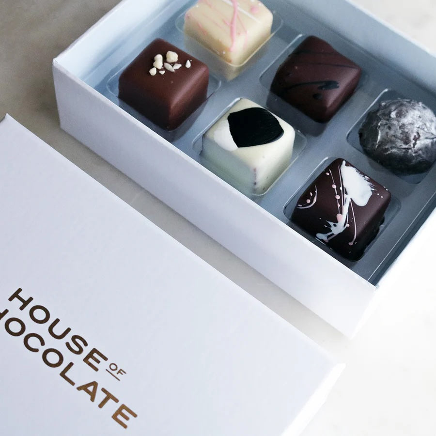 House of Chocolate Truffle Selection Box (6 Piece)