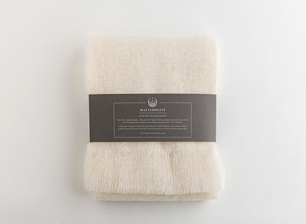 Luxury alpaca scarf by Masterweave made from super fine alpaca fibre, gift boxed, soft lightweight winter accessory with fringed ends.