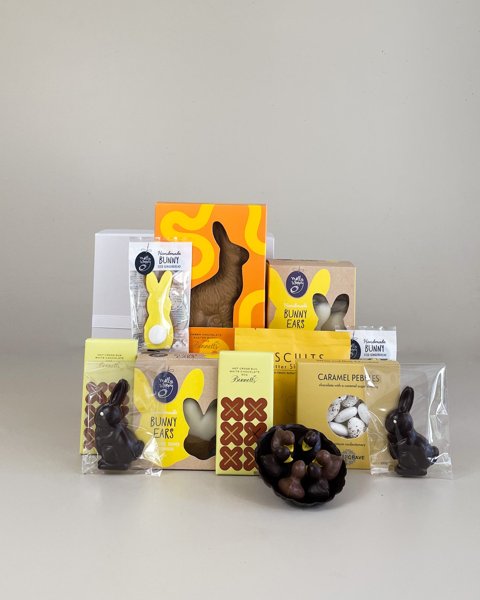 Luxury Easter Chocolate Gift Box with gourmet chocolate and cookies, perfect Easter gift for family, friends, and staff in New Zealand