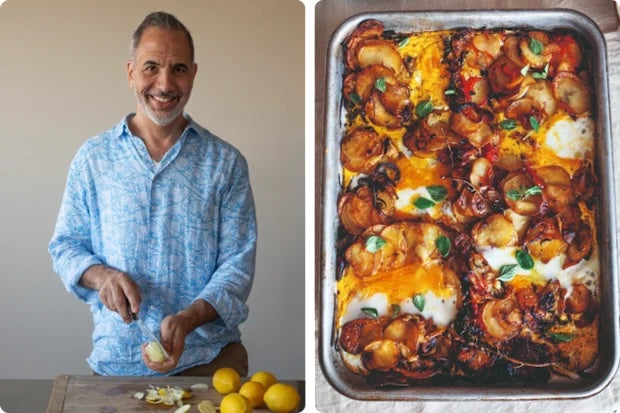 Yotam Ottolenghi cookbook featuring 135 easy and flavour-packed recipes for breakfast, lunch, dinner and dessert.