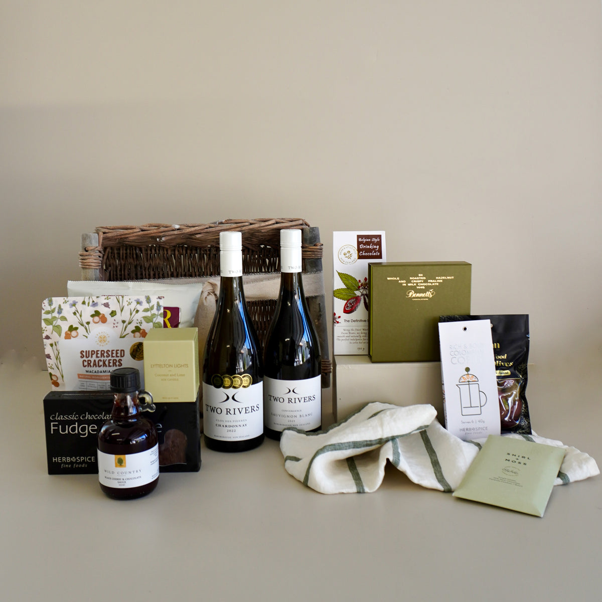 The Luxury Food & Wine Gift Basket