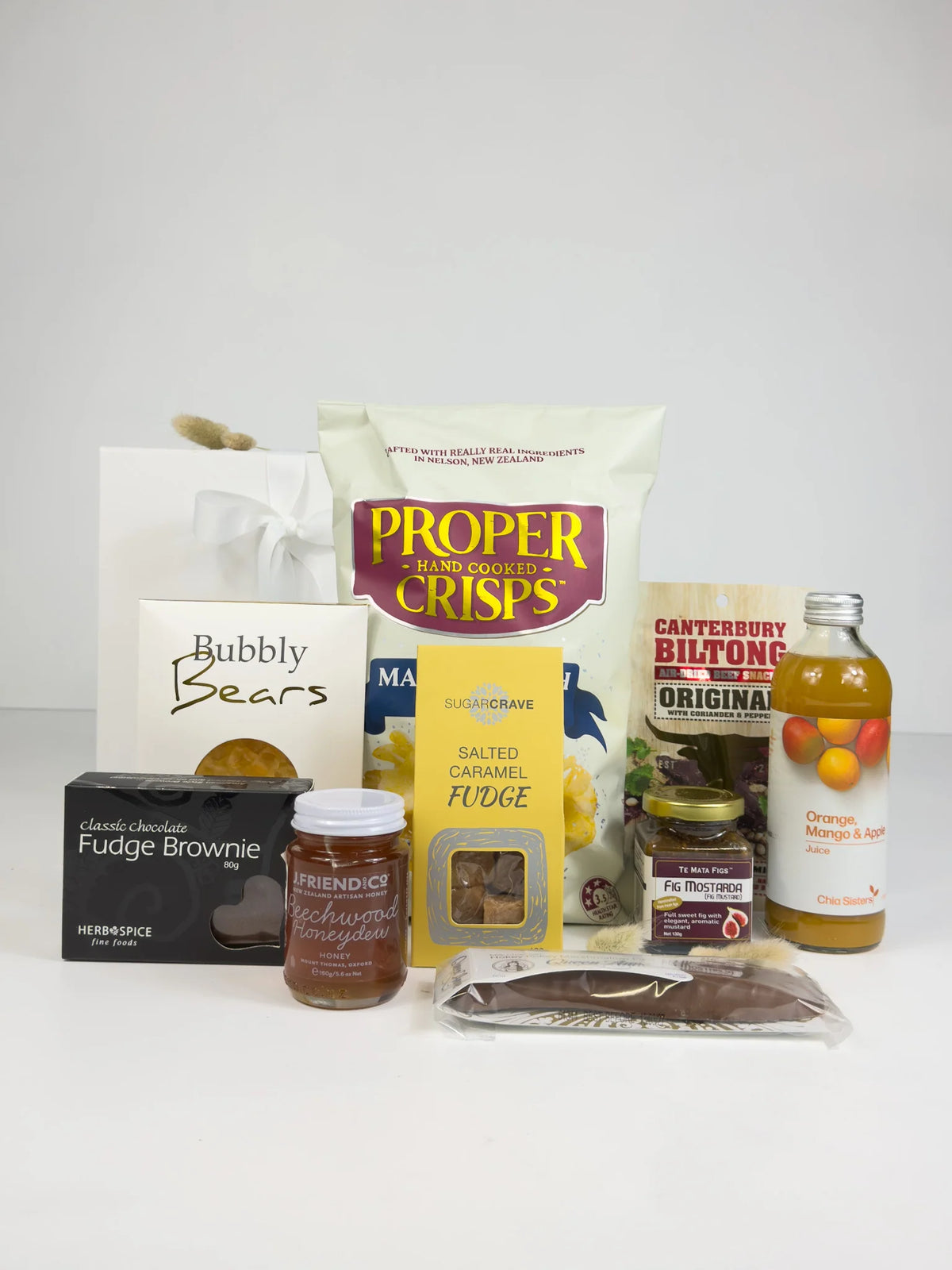 Nut-Free Treat Gift Box filled with delicious nut-free food treats, beautifully presented for a thoughtful gift in New Zealand.