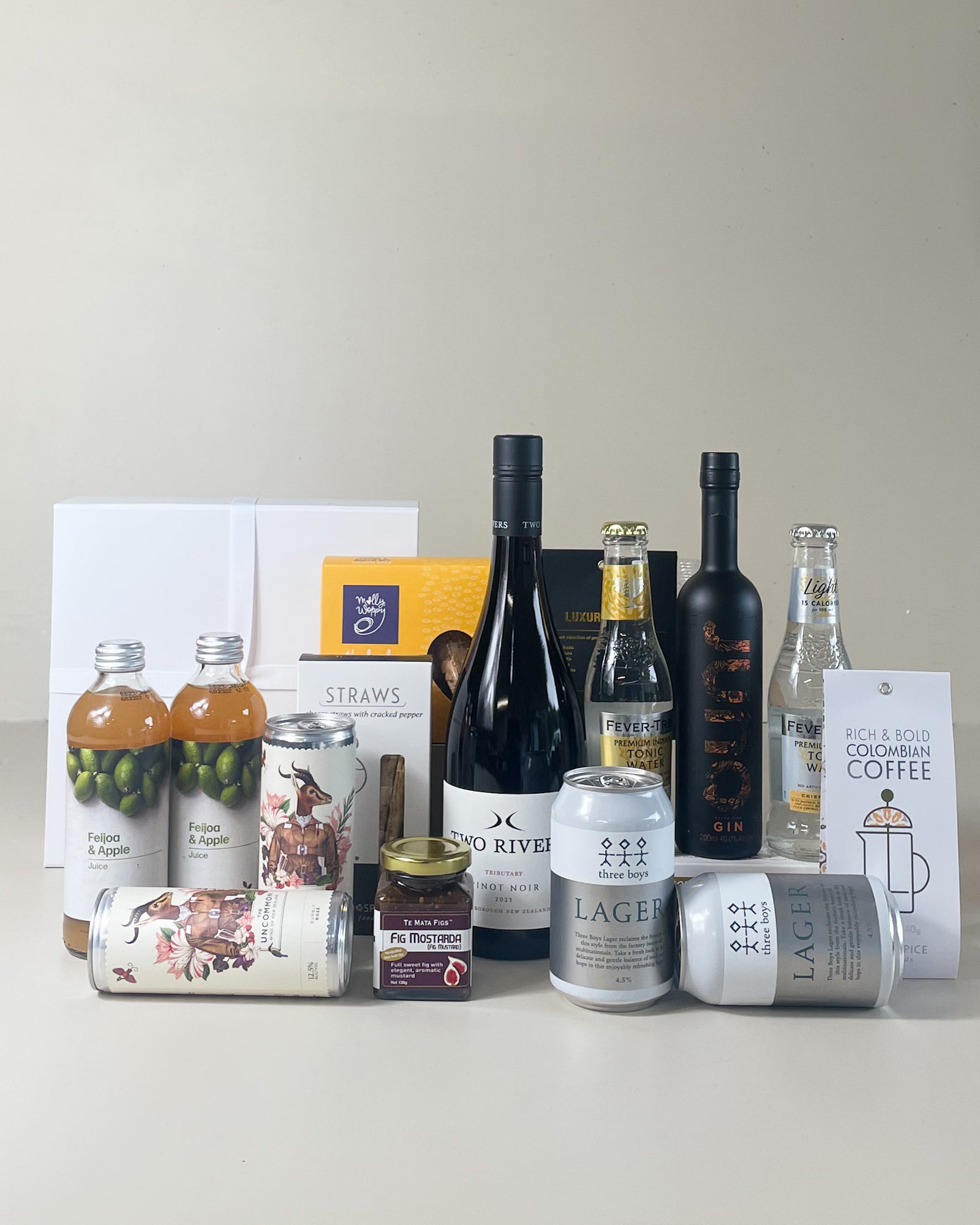 Office Shout Gift Box with New Zealand artisan gourmet food, craft beer, and wine, perfect for corporate gifting, staff rewards, and team celebrations