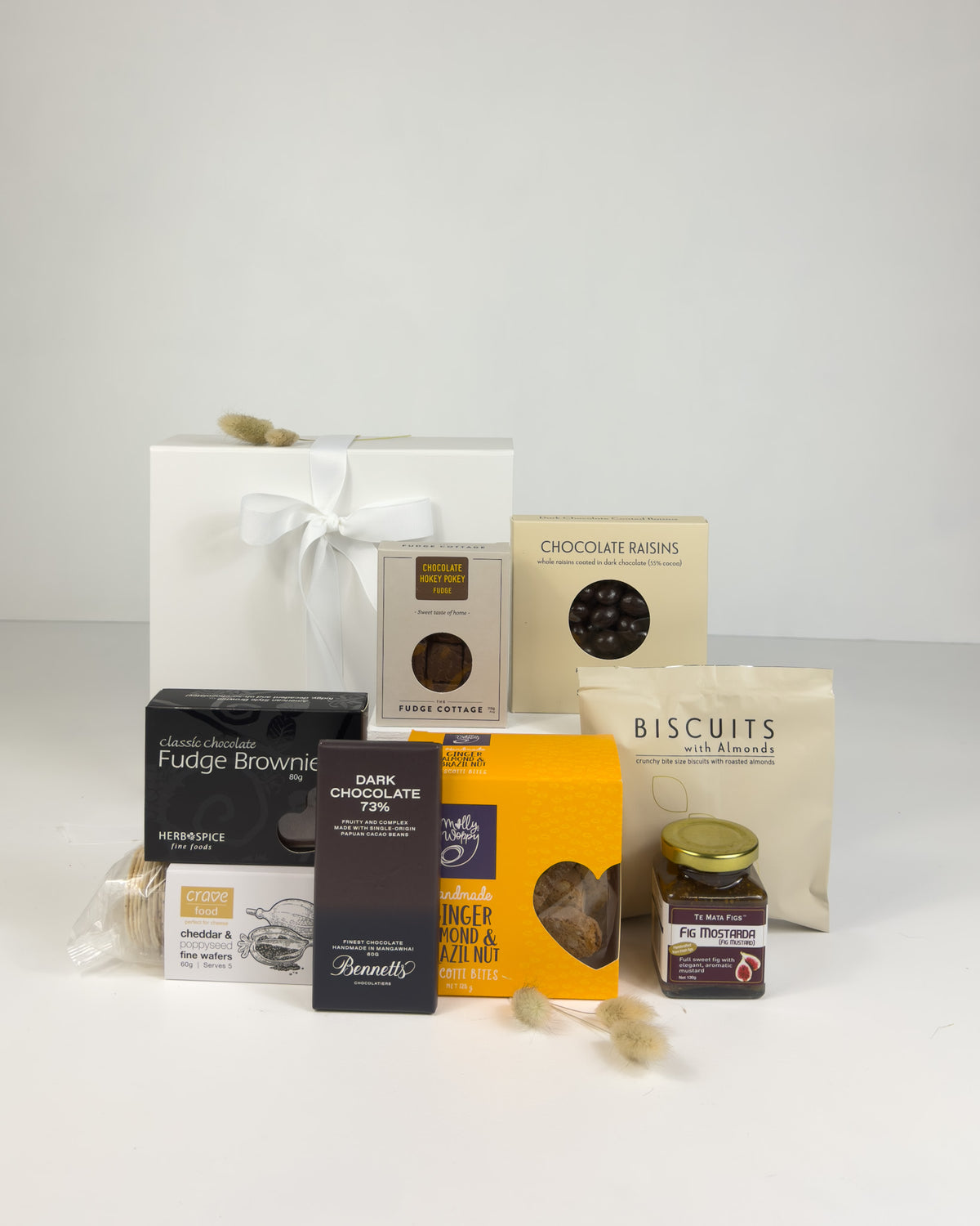 A Wee Surprise Gift Box with premium New Zealand chocolate, fudge and artisan sweet treats.