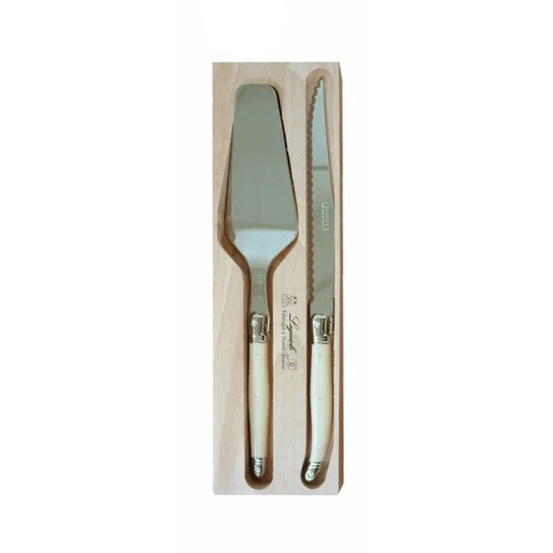 Verdier Cake Slice Server Set Ivory