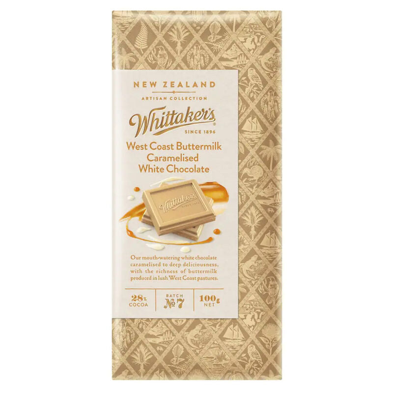 Whittakers Artisan Caramelised White Chocolate