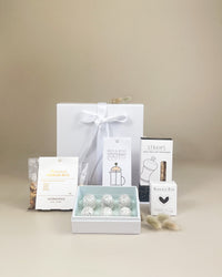 Sympathy Gift Box NZ with artisan treats, chocolate and wine