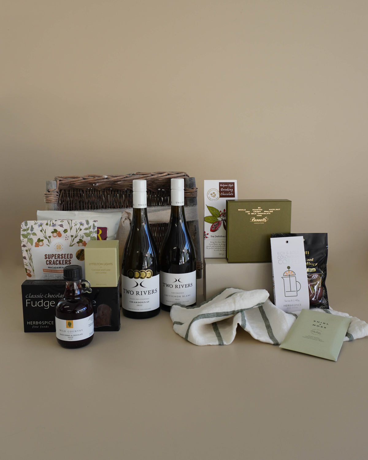 The Luxury Food & Wine Gift Basket